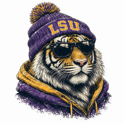 College Football Spirit Animal Graphic Sweatshirt – Retro Game Day Sports Pullover, Hometown City Football Crewneck