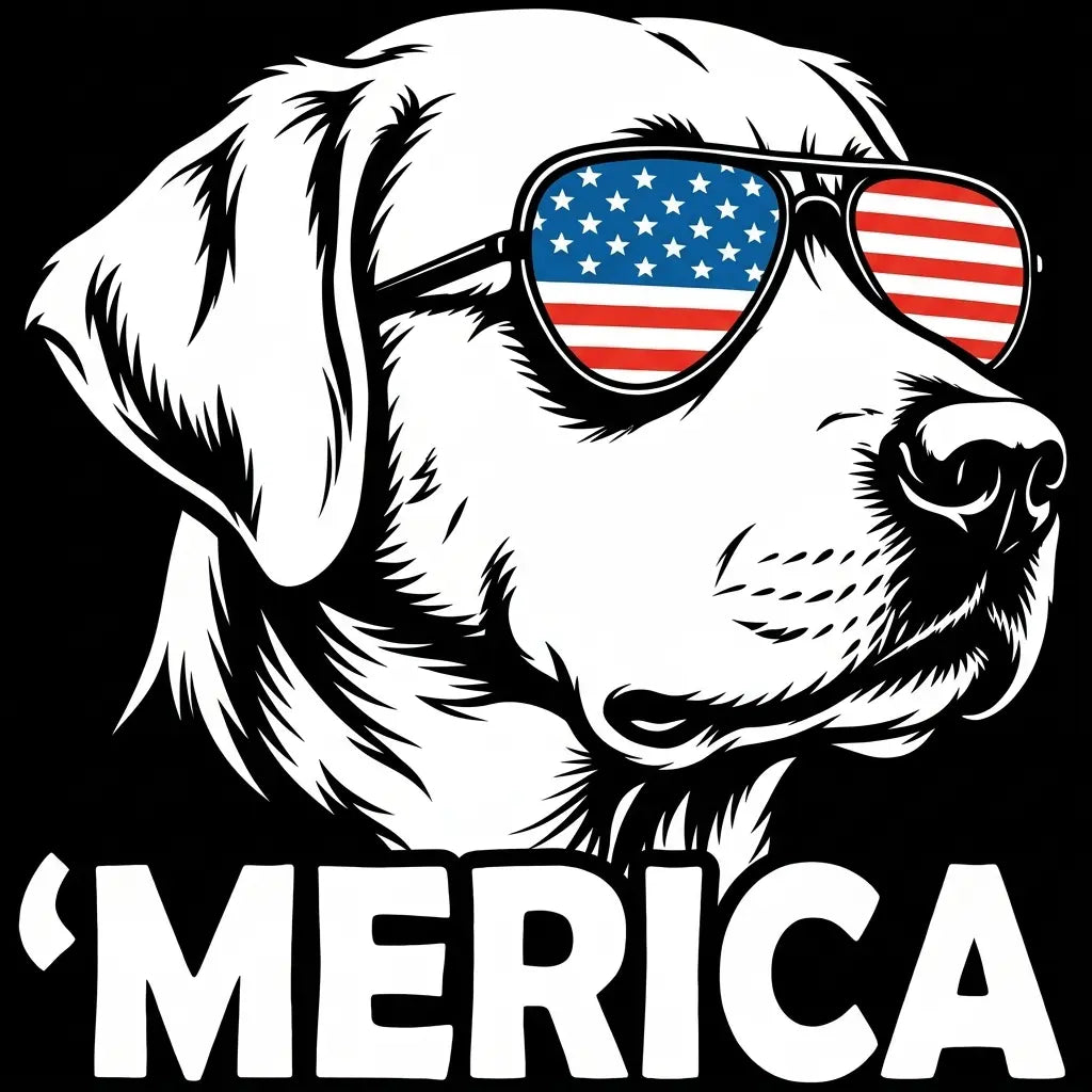 Comfort Colors® Patriotic 50+ Dog Breed Shirt – Funny 4th of July Merica Dog Tee