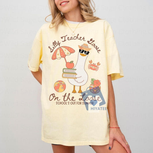 Last Day of School Teacher Shirt – Comfort Colors Funny Summer Tee-Hiyatee