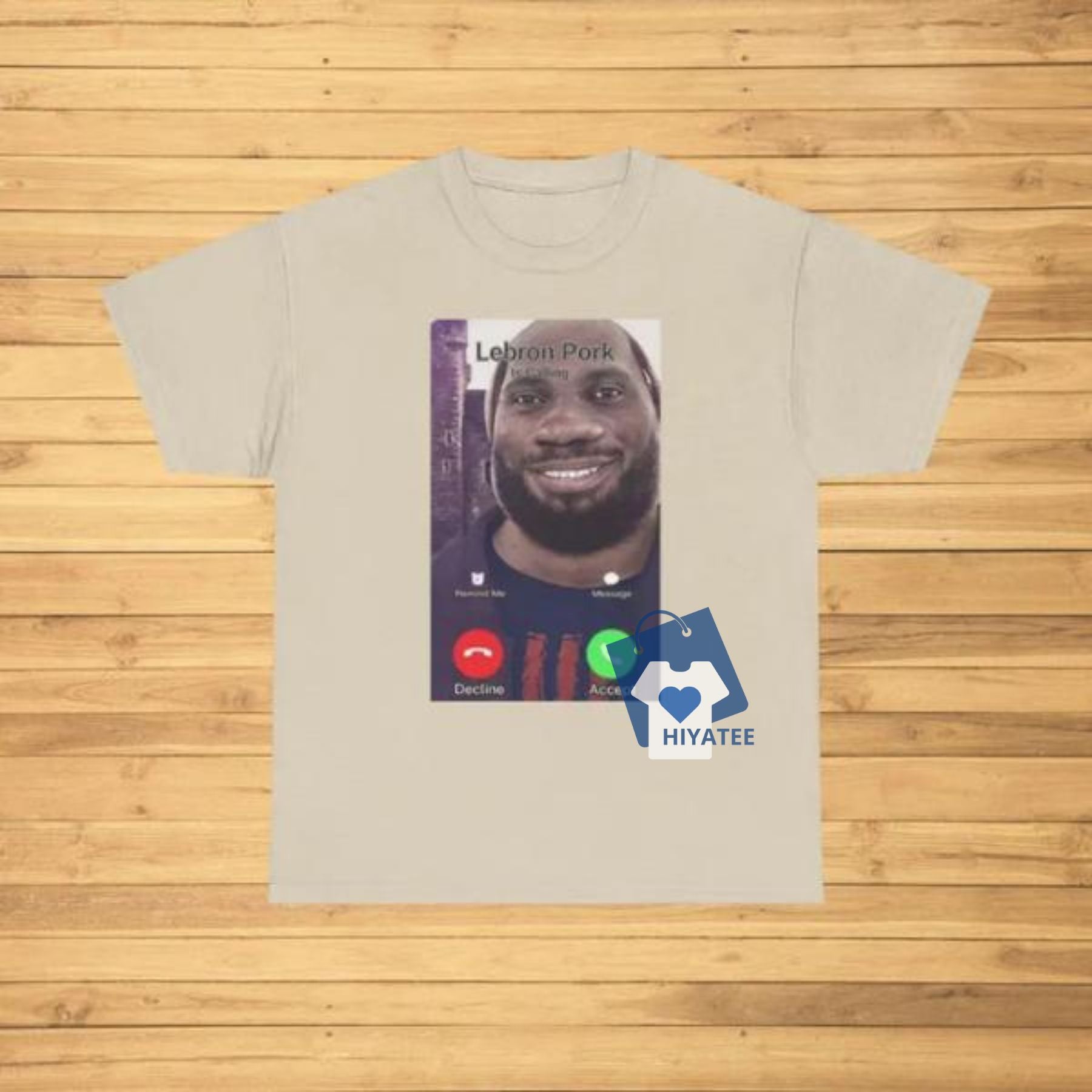 LeBron Pork Is Calling – Funny Meme T-Shirt for Fans & Jokesters-Hiyatee
