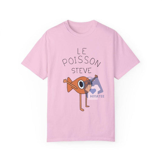 Le Poisson Steve T-Shirt – Funny Meme Shirt for Internet Lovers, Viral Humor Tee, Unisex Graphic Top-Hiyatee