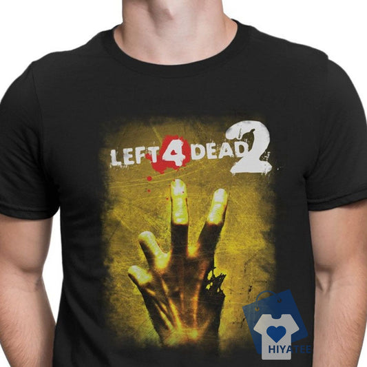 Left 4 Dead 2 Vintage Grunge Graphic T-Shirt - Unisex Y2K Style-Hiyatee
