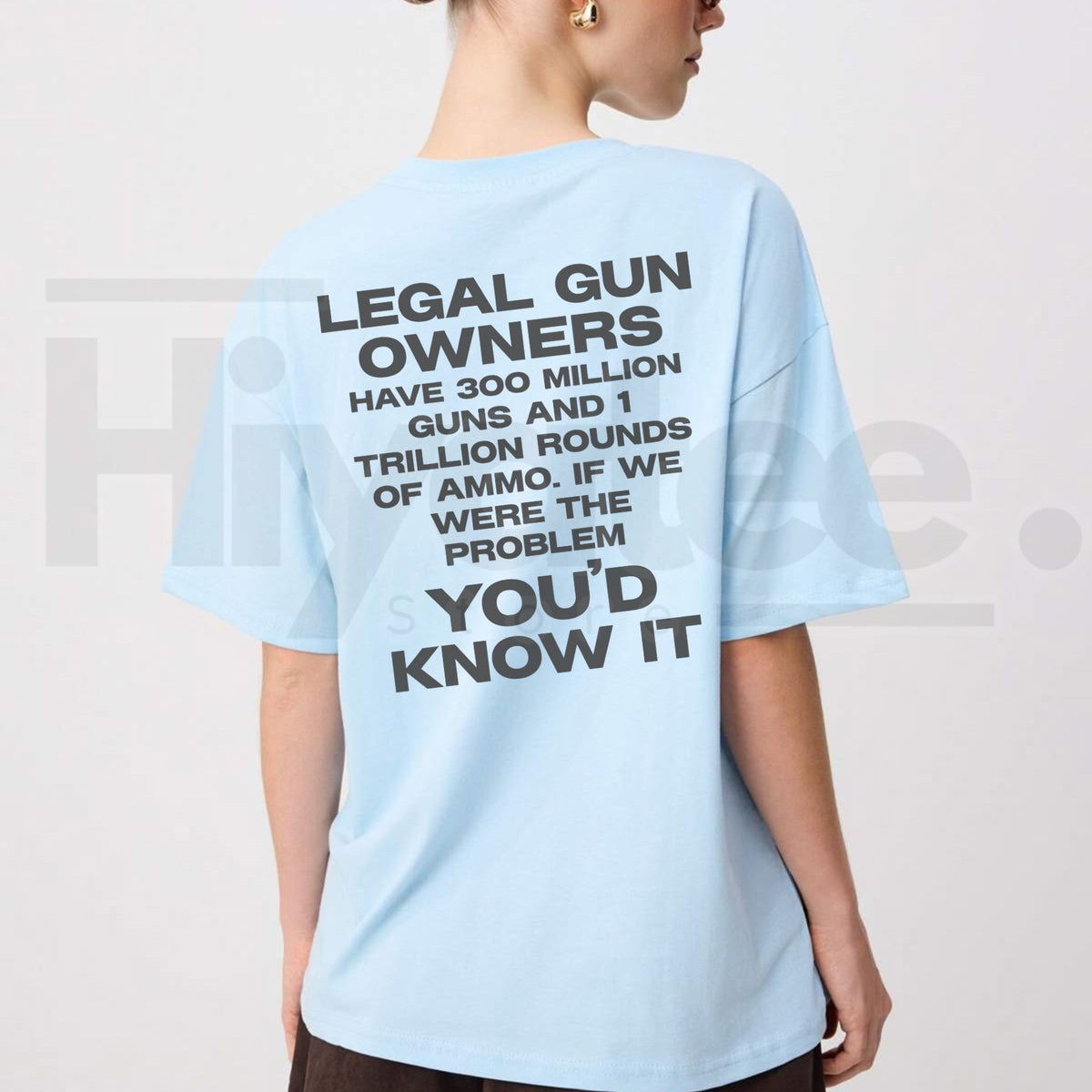 Legal Gun Owners T-Shirt – 300 Million Guns Pro 2A Graphic Tee - Hiyatee