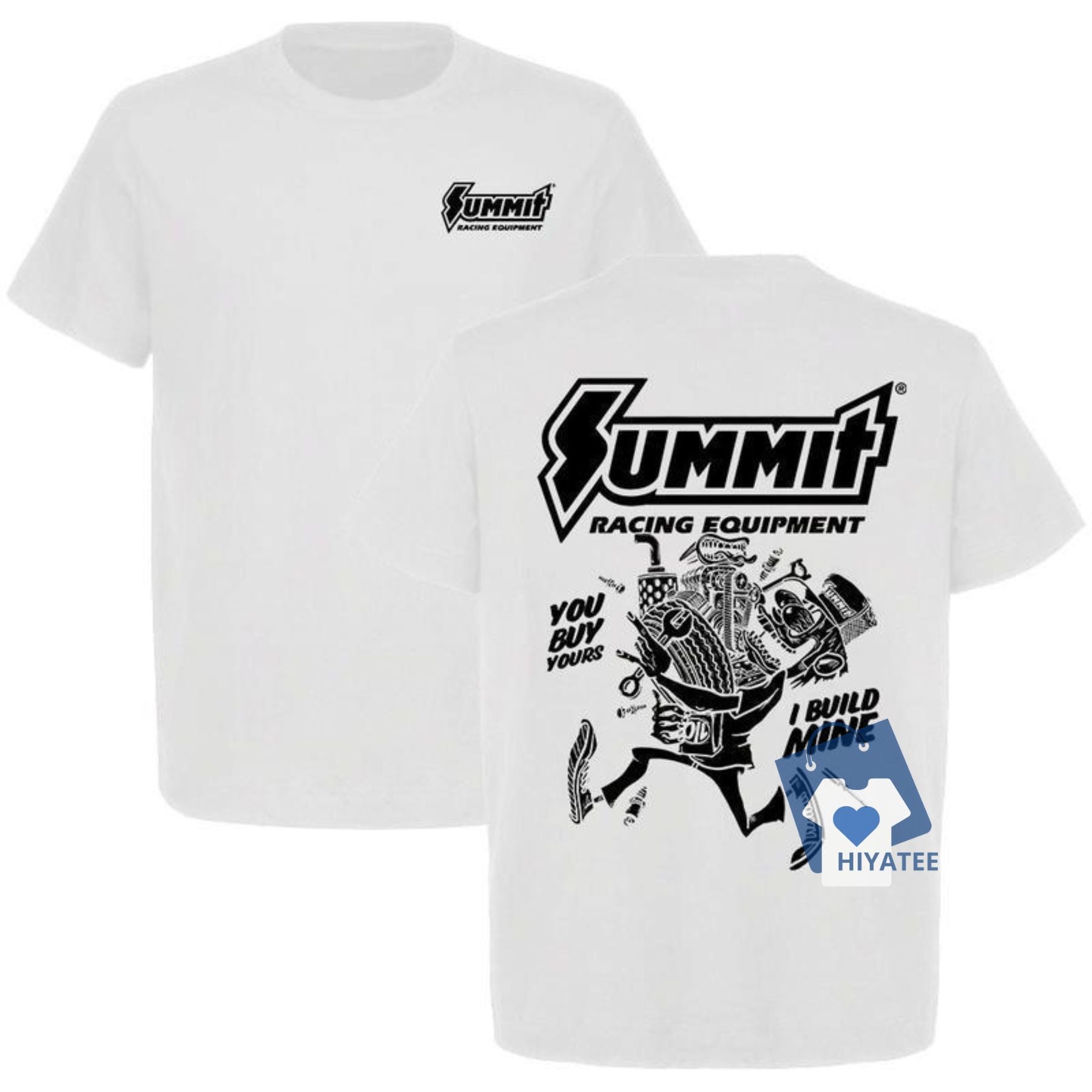 Limited Edition Summit Racing Button-Down Shirt – Car Parts & Performance Gear for Auto Enthusiasts-Hiyatee