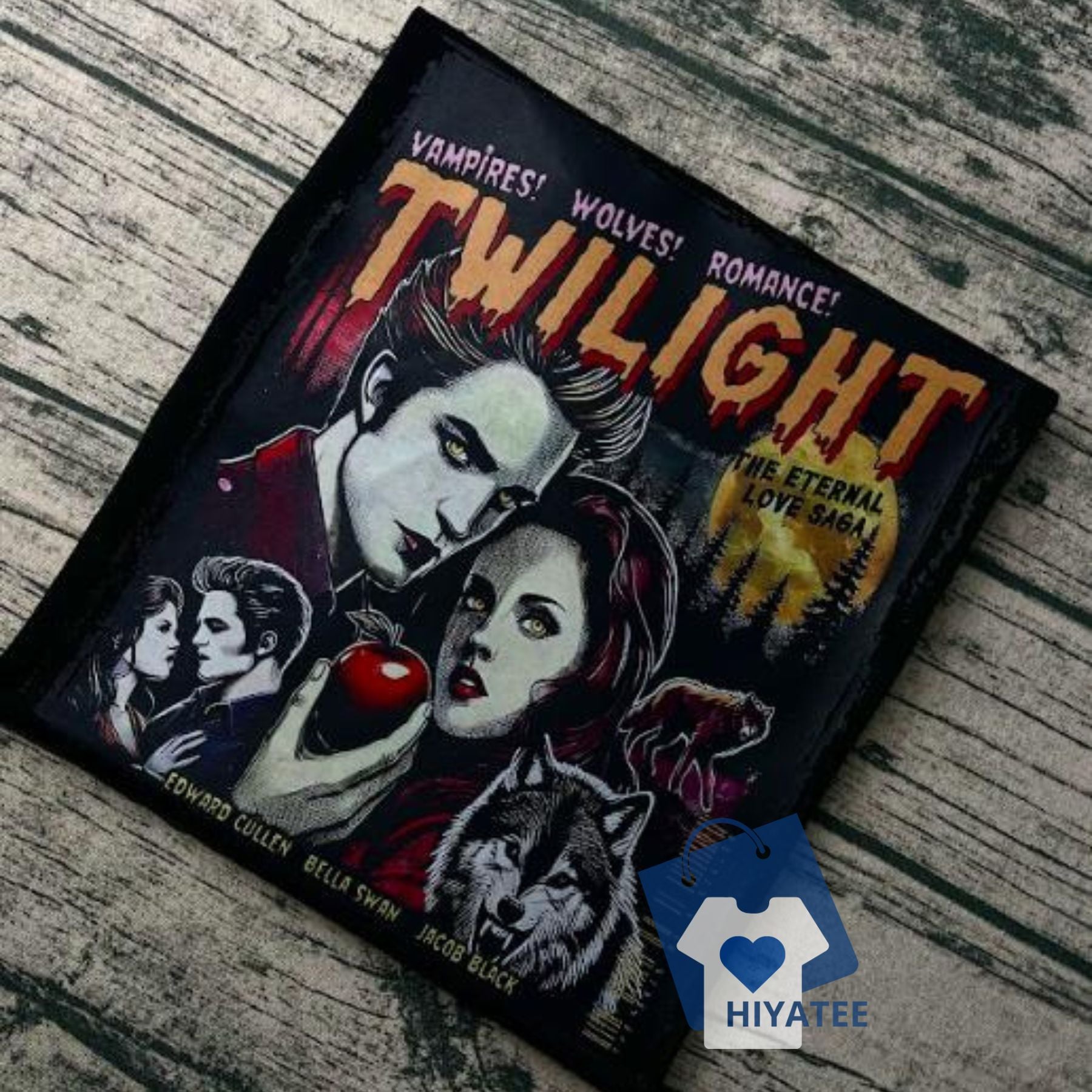 Limited Edition Twilight Vintage T-Shirt – Oversized Retro Tee for True Fans-Hiyatee