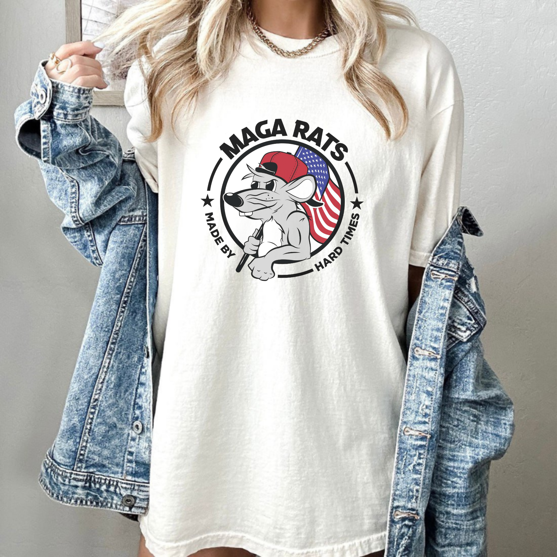 MAGA RATS Classic T-Shirt – Funny Political Statement Tee-Hiyatee