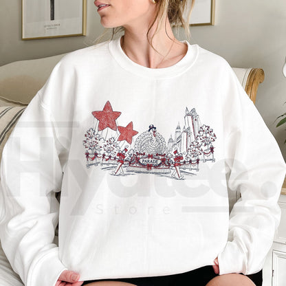 Macy's Thanksgiving Day Parade Sweatshirt – 100th Thanksgiving Parade Crewneck, Holiday Parade Graphic Pullover - Hiyatee