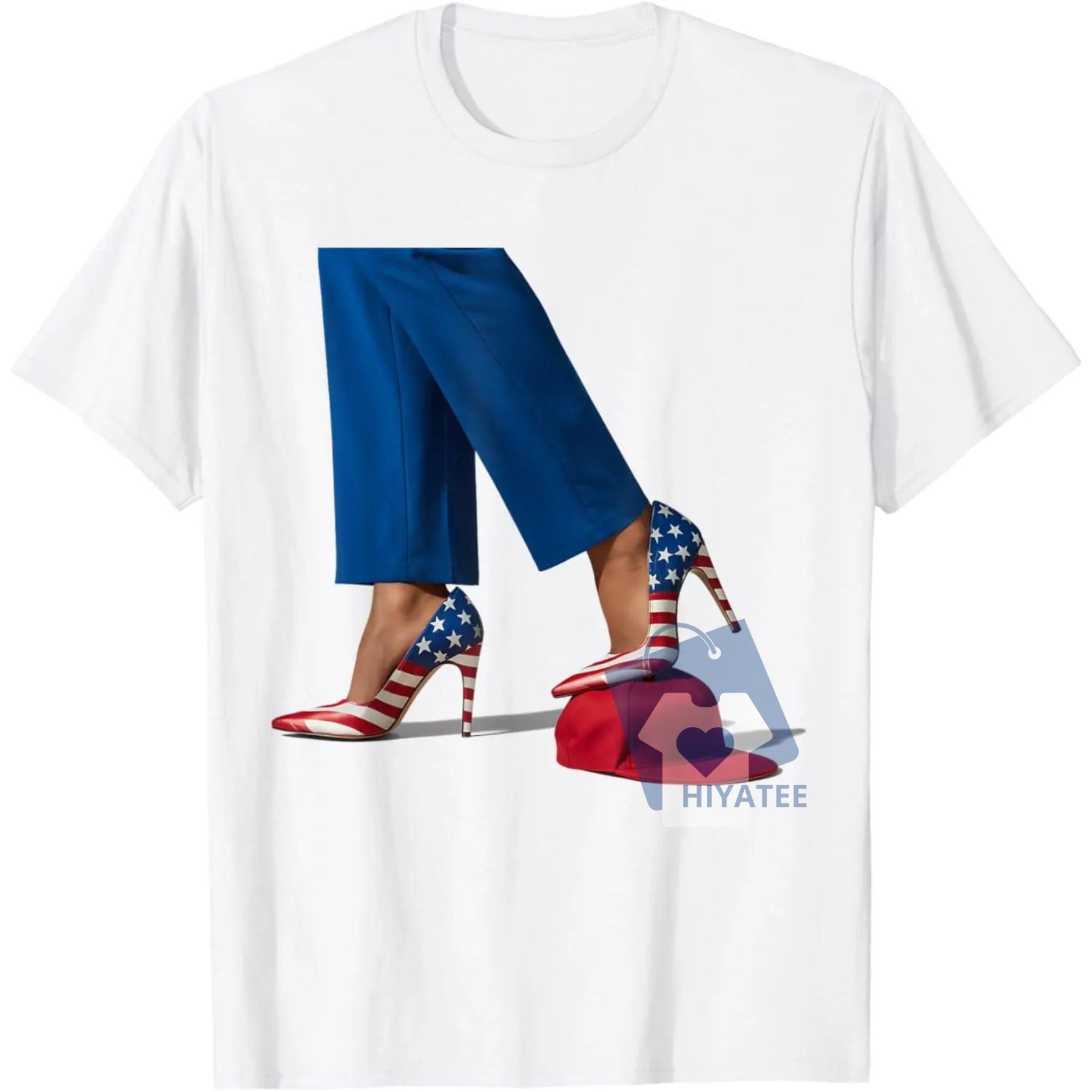 Madam VP Power Move Tee – Kamala Harris Red Hat Statement Shirt-Hiyatee