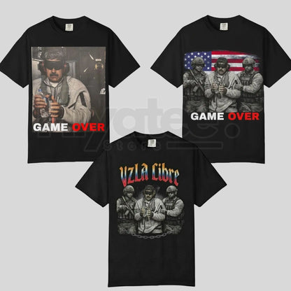 Maduro "Game Over" T-Shirt – Jan 3 2026 Edition Political Graphic Tee - Hiyatee