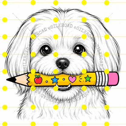 Comfort Colors 50+ Dog Breeds Back to School Teacher T-Shirt