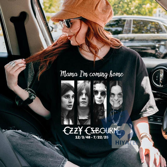 Mama I'm Coming Home Tribute Shirt – Retro Rock Legend Memorial Tee 1970–2025-Hiyatee