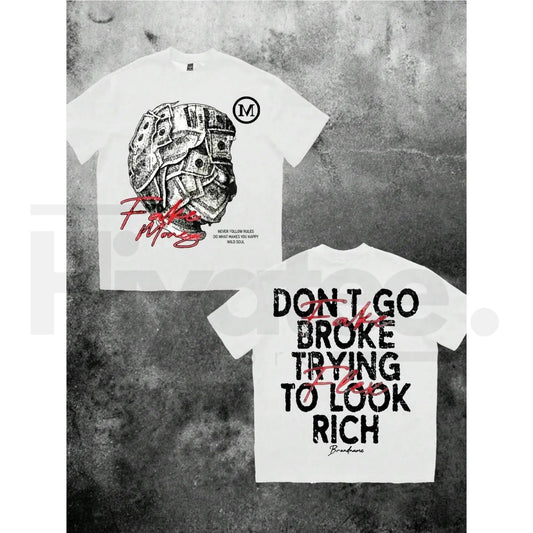 Manfinity EMRG $100 Dollar Bill Print T-Shirt – Men's Oversized Loose Dropped Shoulder Streetwear Tee - Hiyatee