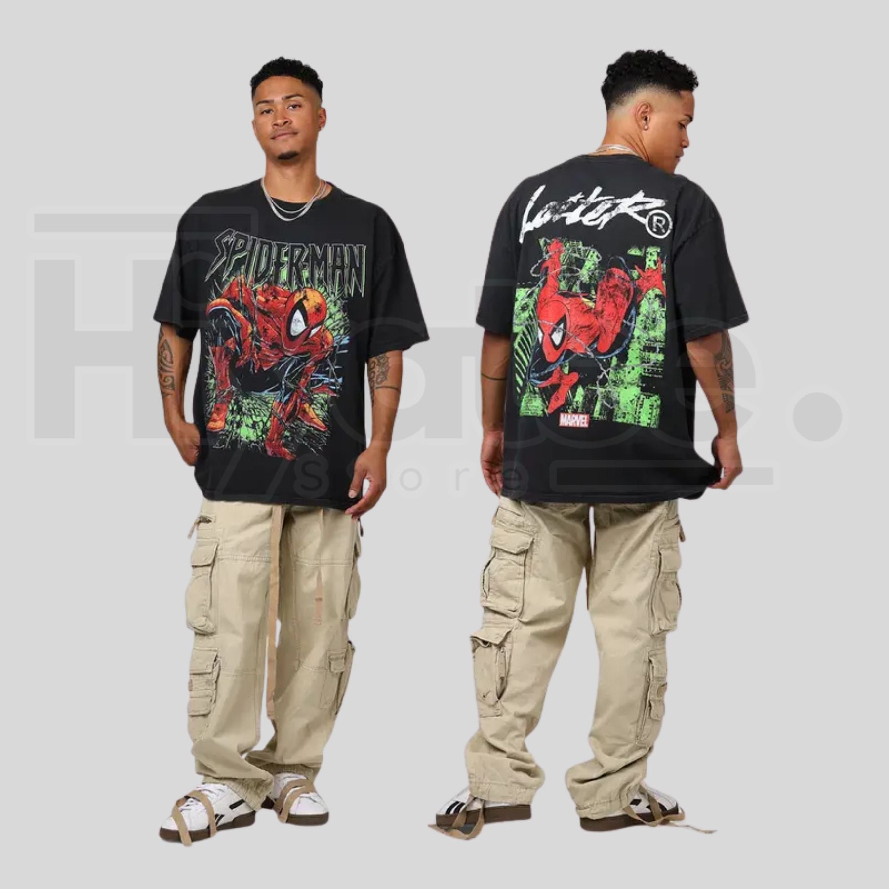 Marvel Spider-Man Graphic T-Shirt – Vintage Superhero Comic Tee - Hiyatee