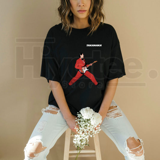 Masayoshi Takanaka – Vintage Japanese City Pop Fusion Graphic Top - Hiyatee