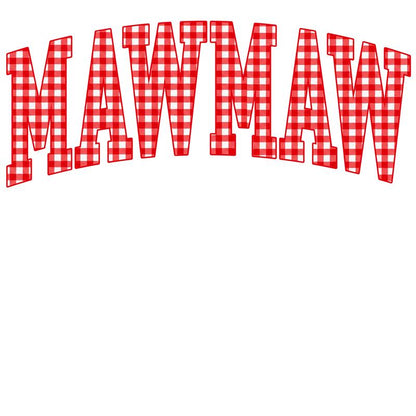 Customize MAMA Gingham Christmas Sweatshirt – Cute Mom Holiday Crewneck