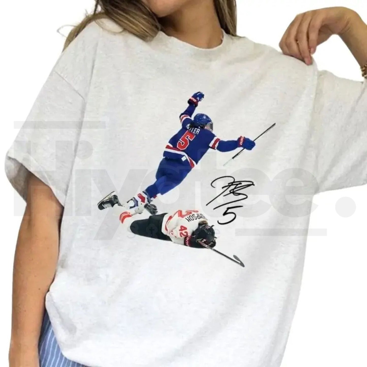 Megan Keller Shirt – Hilary Knight Women’s Hockey Vintage Style Tee, Retro Aesthetic Unisex Cotton Graphic Top - Hiyatee
