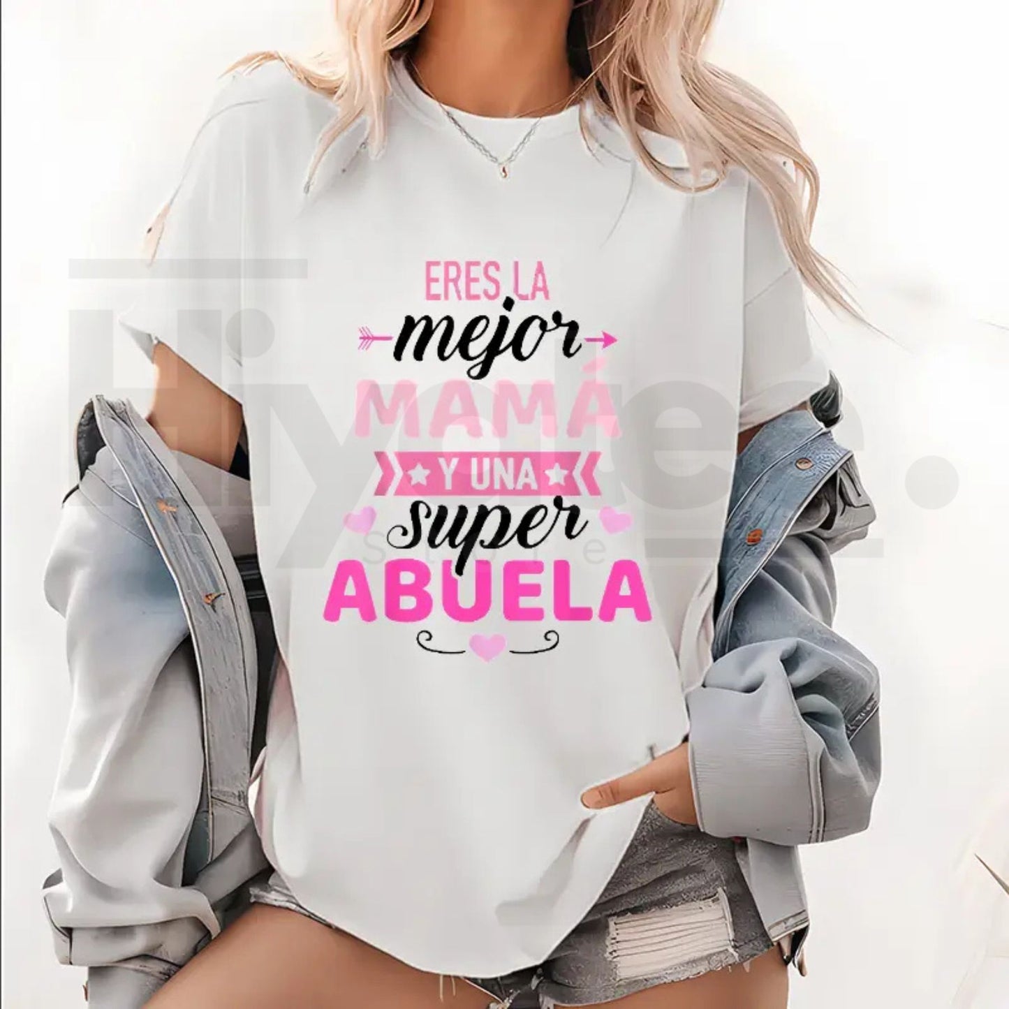 "Mejor Mamá" Black & Pink – Women’s Mother’s Day Graphic Top - Hiyatee
