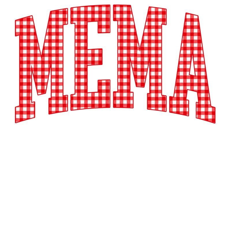 Customize MAMA Gingham Christmas Sweatshirt – Cute Mom Holiday Crewneck