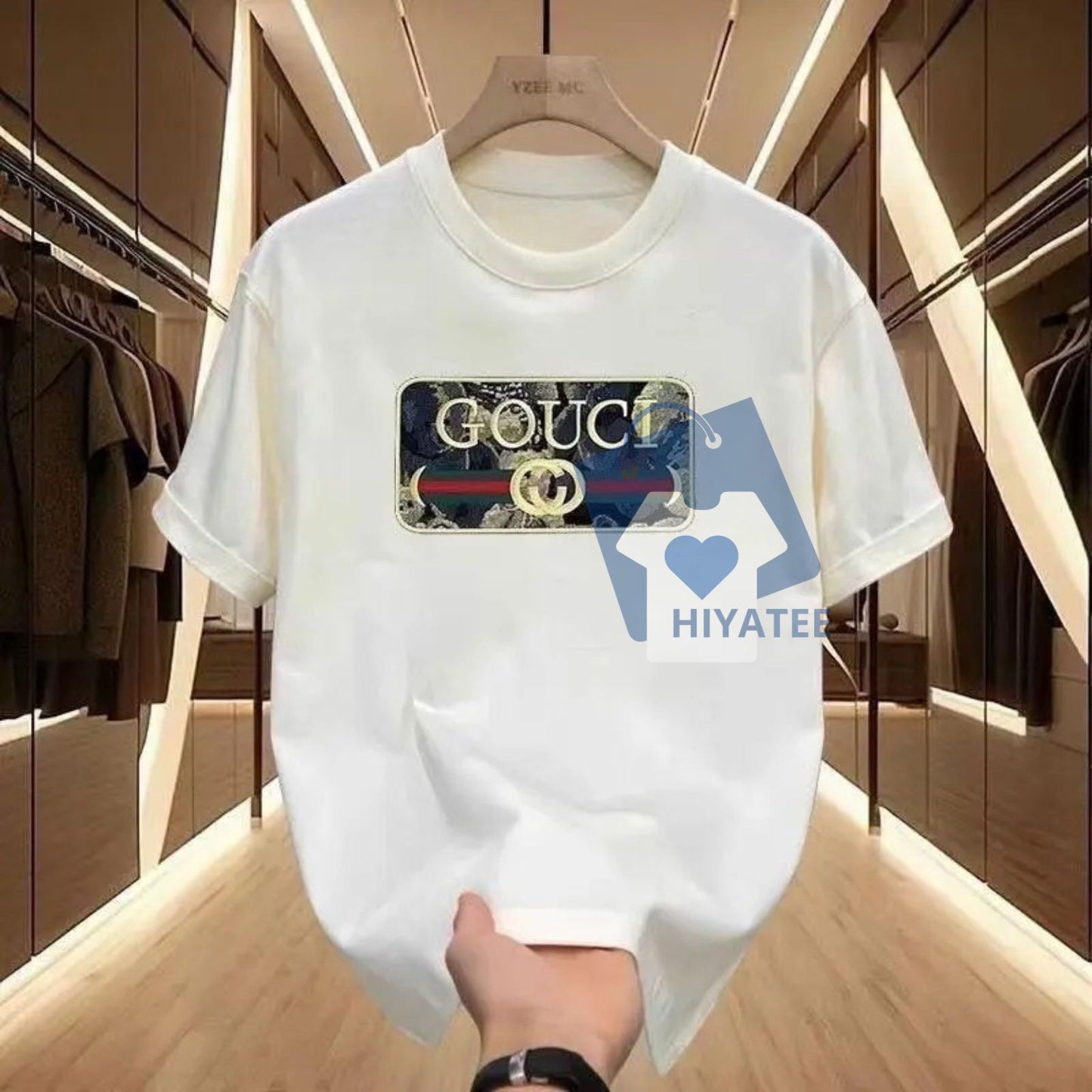Men's Cotton Graphic Tee – Loose Fit Summer Casual Essential-Hiyatee