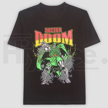 Men's Dr. Doom Graphic T-Shirt – Retro Marvel Villain Comic Tee - Hiyatee