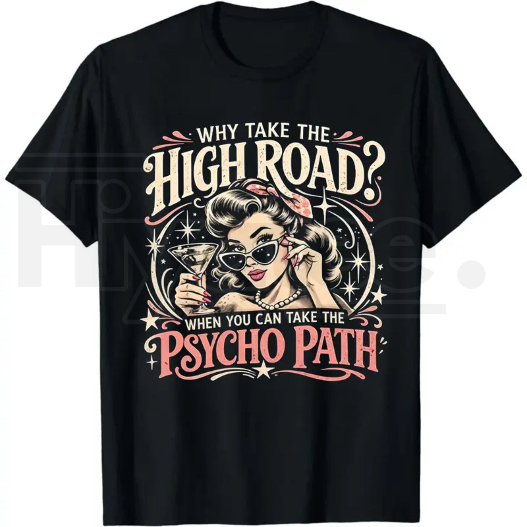 Men's "Psycho Path" Meme T-Shirt – Funny Casual Graphic Tee - Hiyatee