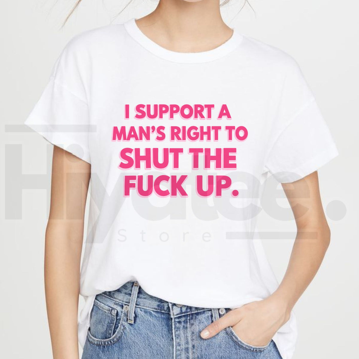 Men’s Right to Shut Up Funny T-Shirt – Sarcastic Humor Graphic Tee - Hiyatee