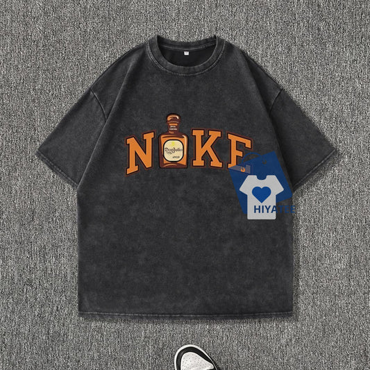 Men's Vintage Snowflake Print Tee-Hiyatee