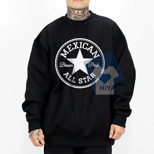 Mexican Brown Pride Chicano – Lowrider Oversized Graphic Sweatshirt & Tee, Streetwear for Men & Women - Hiyatee