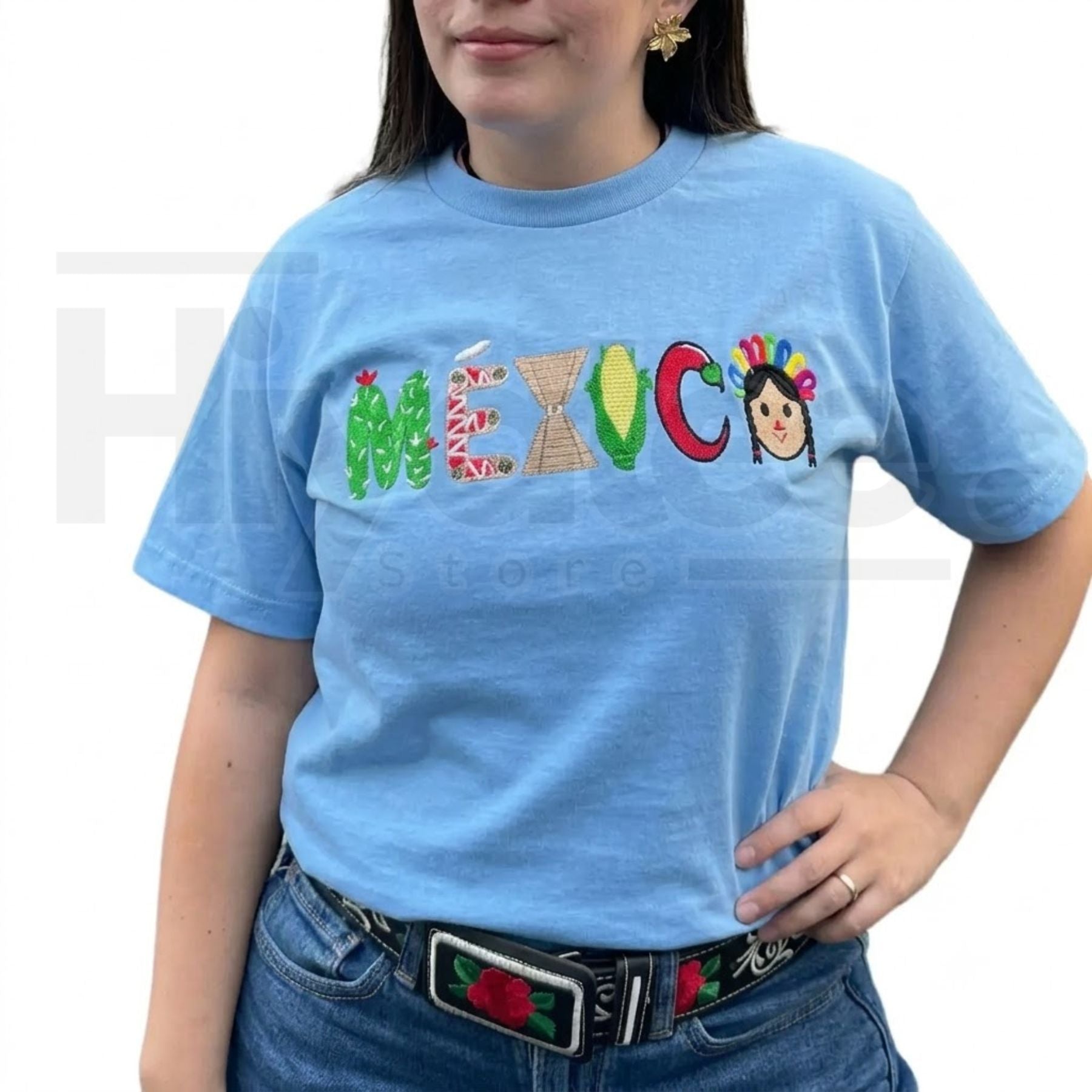 Mexico Graphic T-shirt – Vibrant Cultural Design, Unisex Casual Top for Men & Women - Hiyatee
