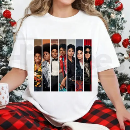 "Michael Jackson Evolution" – Jaafar Jackson Biopic Inspired Pop Legend Top - Hiyatee