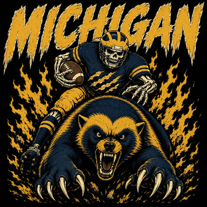 Vintage College Football Skull Sweatshirt – Spooky All Teams 90s Game Day Graphic Crewneck Pullover