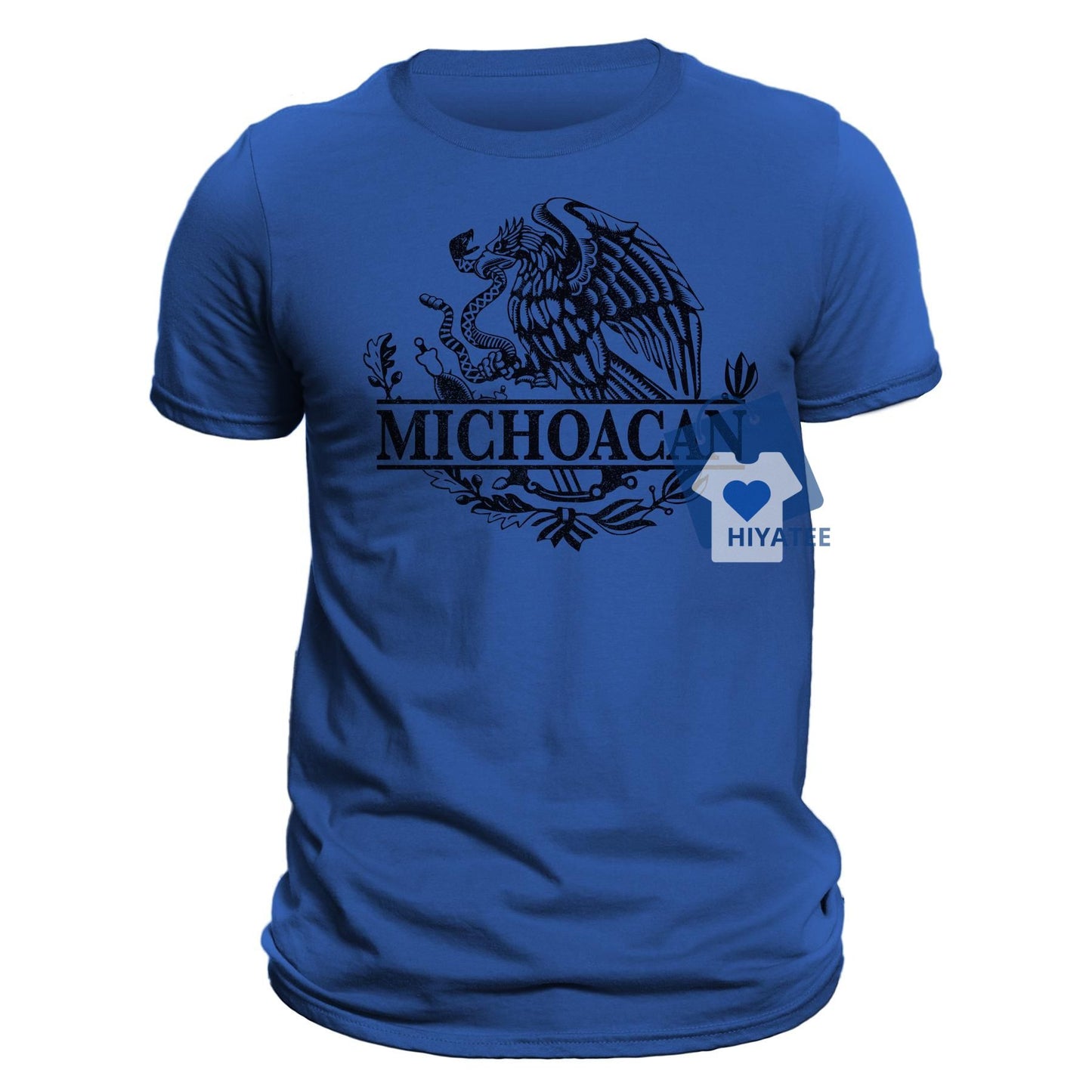 Michoacán Mexico T-Shirt – Classic Eagle Emblem Flag Tee for Everyday Pride-Hiyatee