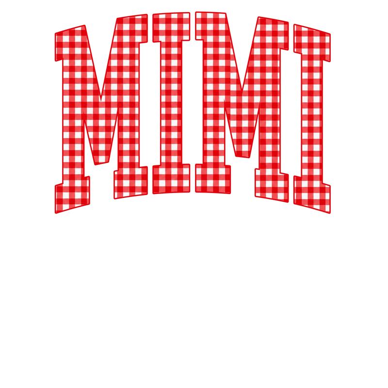 Customize MAMA Gingham Christmas Sweatshirt – Cute Mom Holiday Crewneck