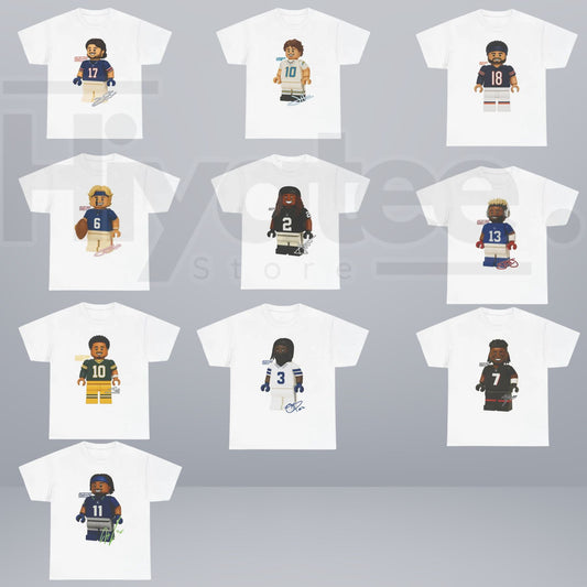 Mini Football T-Shirt – Vintage Game Day Sports Graphic Tee - Hiyatee