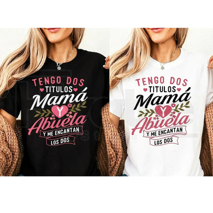 "Mom and Grandma" – Sweet Two Titles Family Heritage Top - Hiyatee
