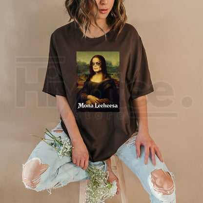 Mona Leeheesa Funny MJ Hee Hee T-Shirt – Witty Music Art Parody Tee - Hiyatee