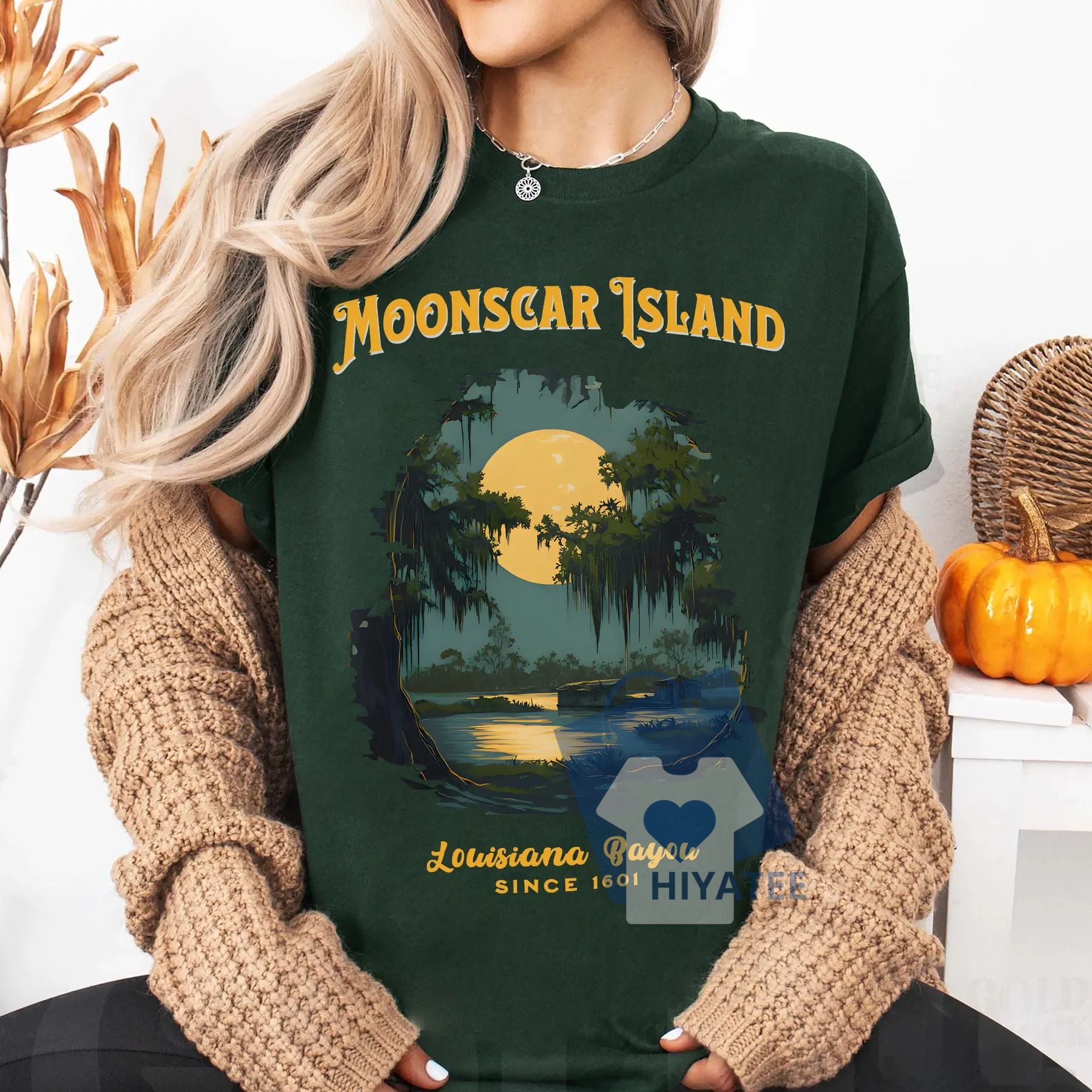 Moonscar Island Shirt – Retro Cartoon Halloween Tee, 90s Zombie Island Nostalgia Gift-Hiyatee