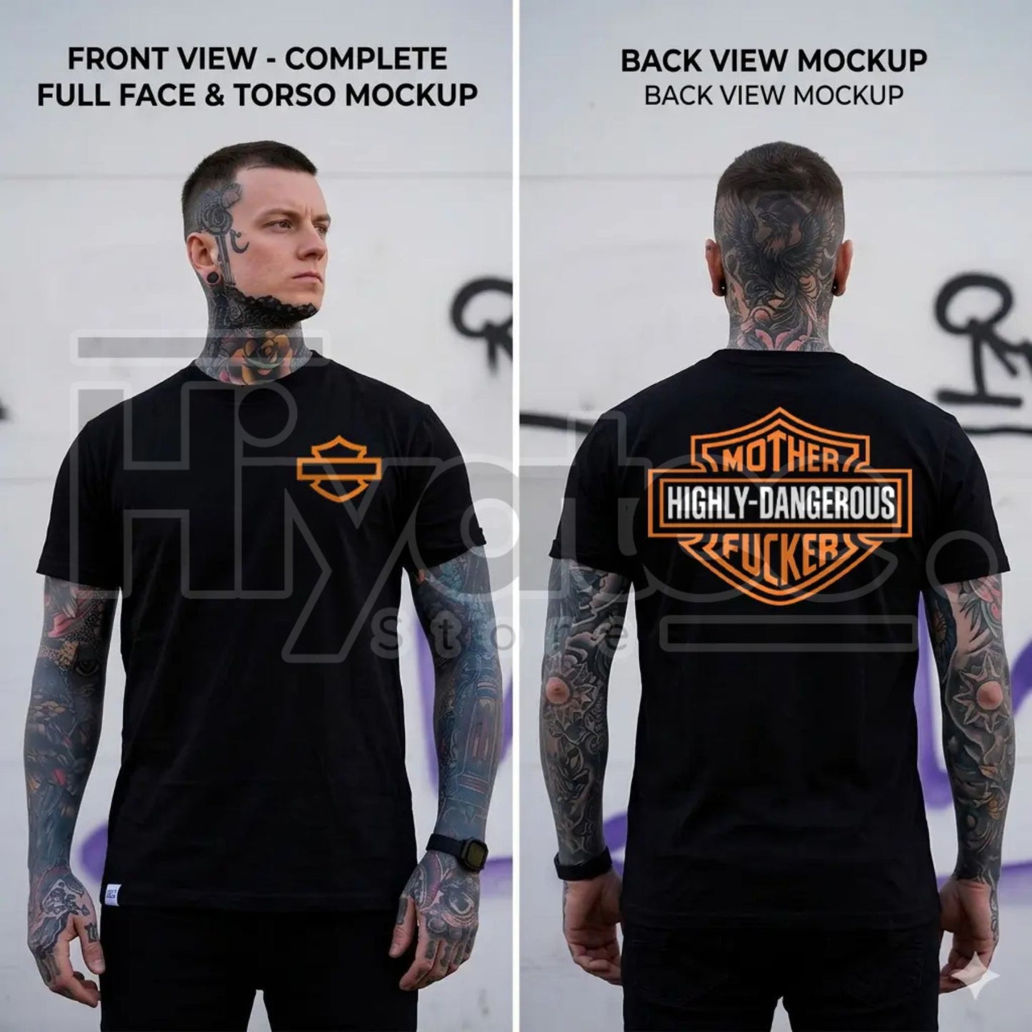 "Mother Highly Dangerous" – Bold Outlaw Biker Style Unisex Graphic Top - Hiyatee