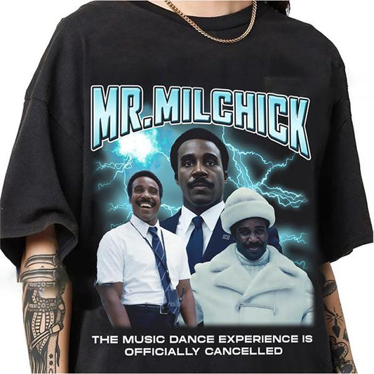 Mr. Milchick Severance Rap Tee – Retro-Inspired Fan Shirt!-Hiyatee