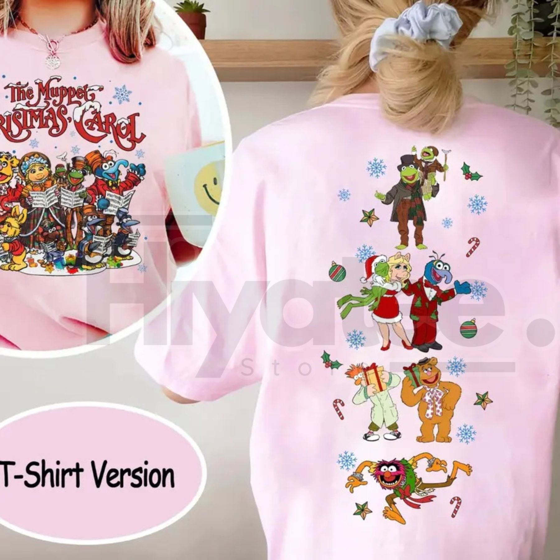 Muppet Christmas T-shirt – Vintage 90s Christmas Carol Movie Merch Tee - Hiyatee