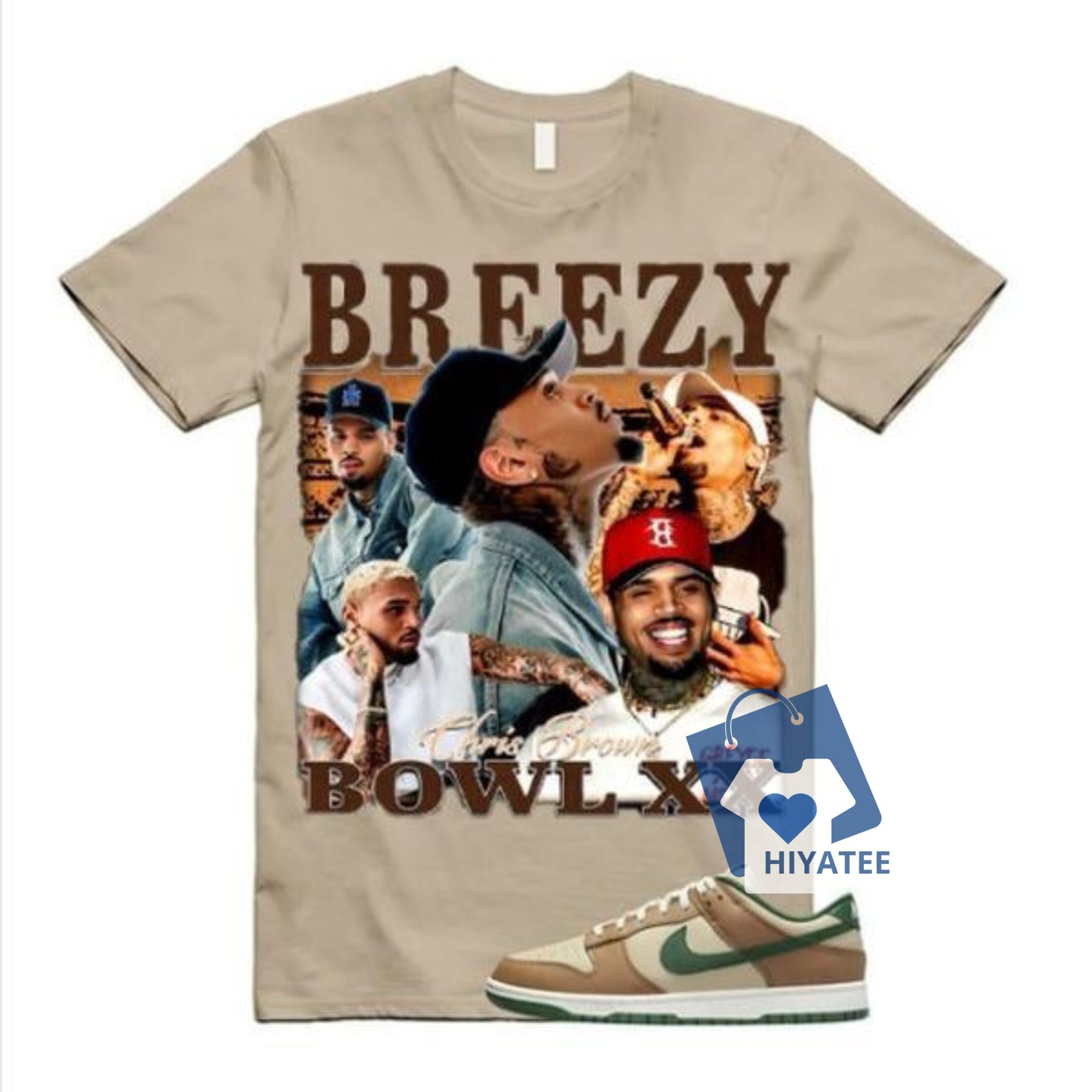 Music Song Graphic Tee – Match Your Dunk Green Low Retro Style-Hiyatee