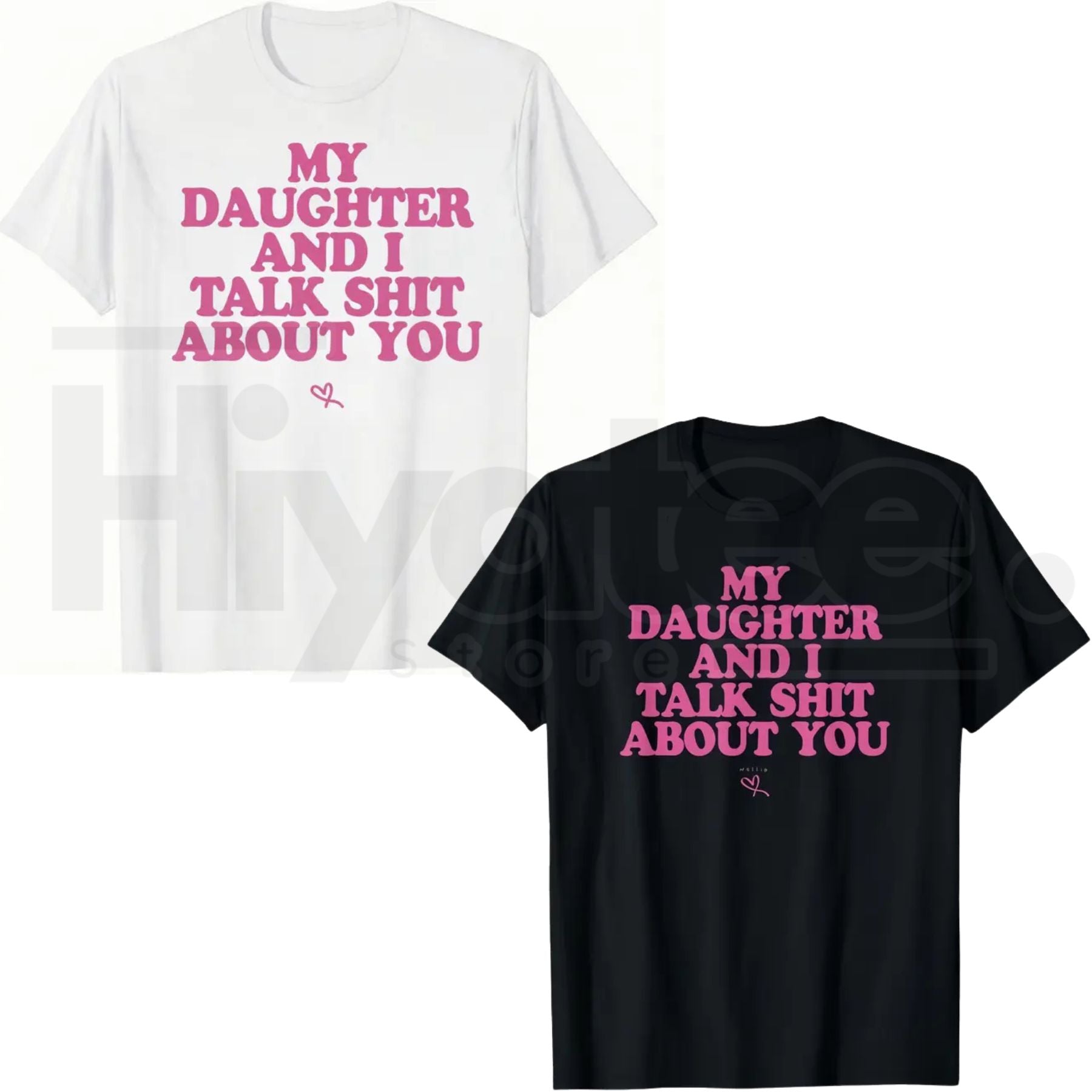 My Daughter and I Joke About You T-Shirt – Funny Sarcastic Dad Menswear Graphic Tee - Hiyatee