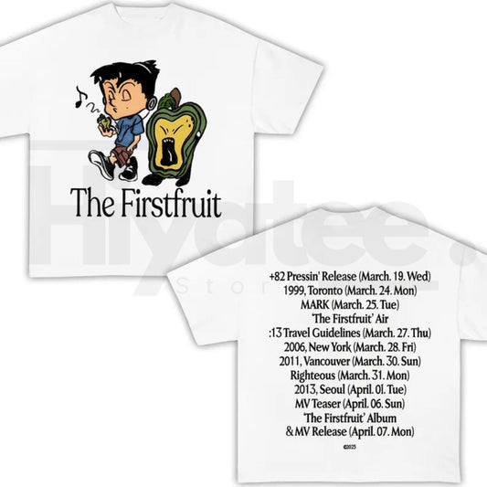 NCT 127 Mark Lee The Firstfruit Solo Debut T-Shirt – Custom Czennie Kpop Graphic Fan Tee - Hiyatee