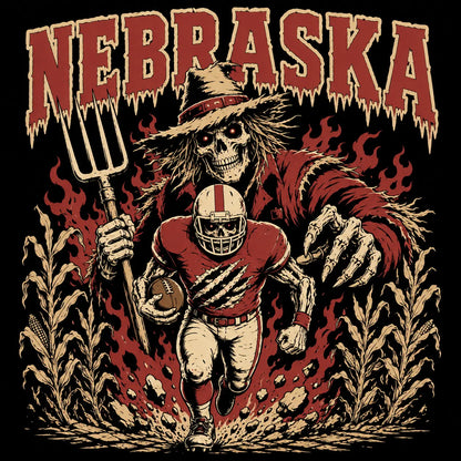 Vintage College Football Skull Sweatshirt – Spooky All Teams 90s Game Day Graphic Crewneck Pullover