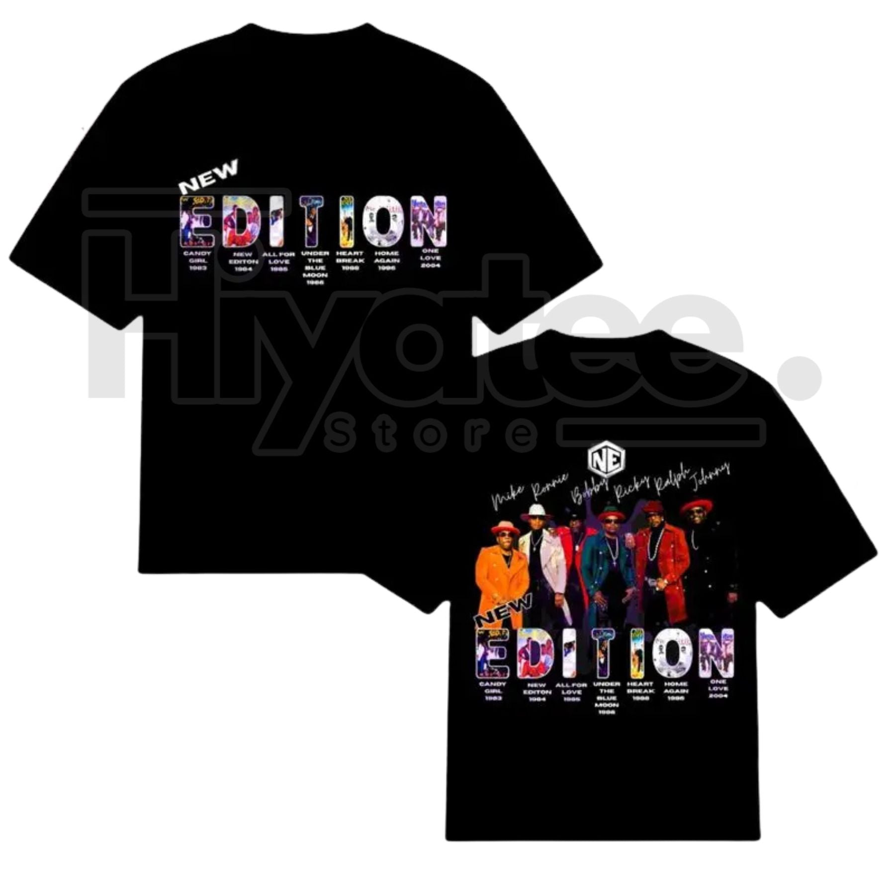 "New Edition Way Tour 2026" Inspired T-Shirt – R&B Legends Concert Tribute Tee - Hiyatee