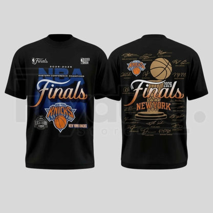 New York Knicks 2026 NBA Finals T-Shirt – Vintage Premium Sports Fan Graphic Tee - Hiyatee