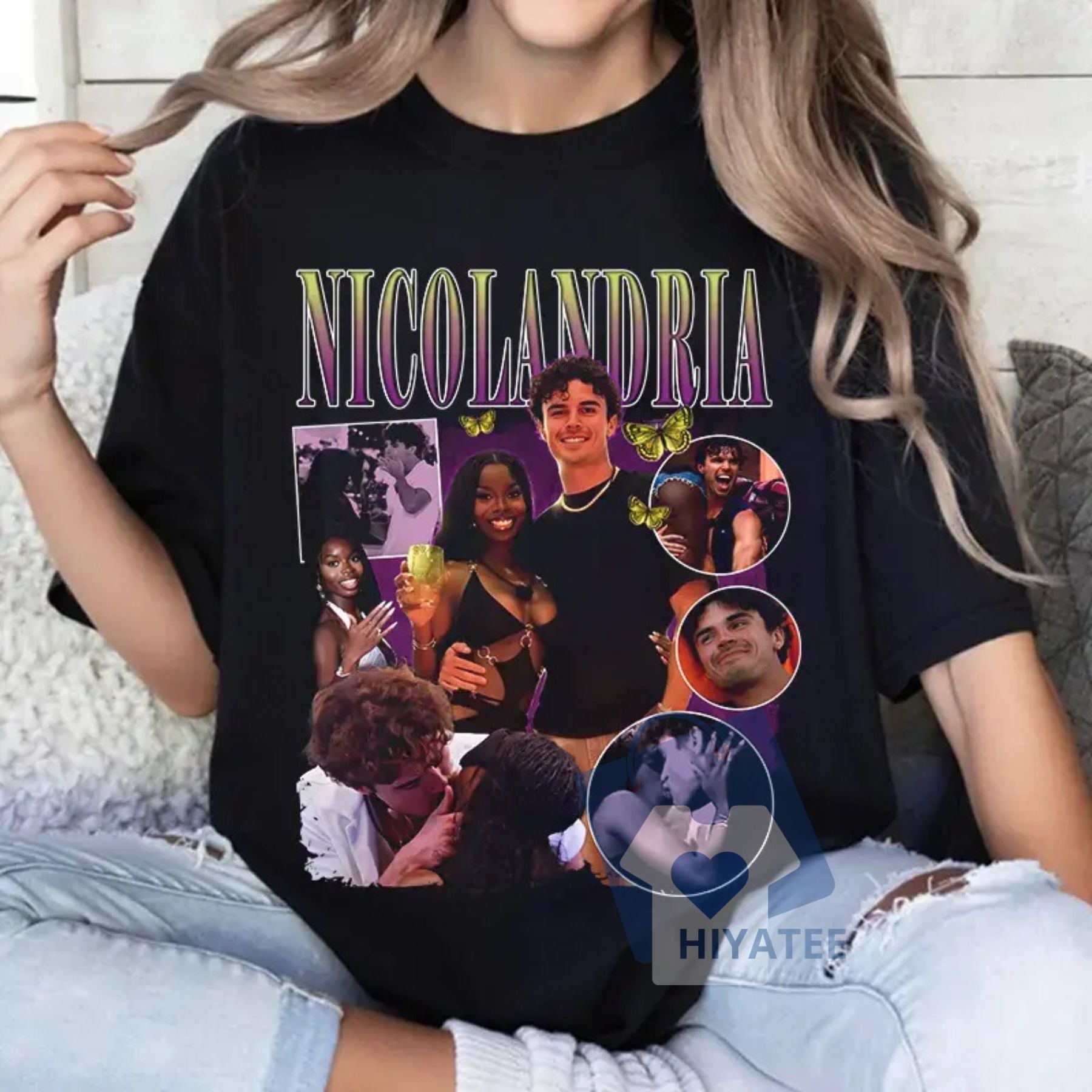 Nicolandria Love Island USA Shirt – 2025 Fan Cotton Tee, Unisex Reality TV Gift, Love Island Couple Merch-Hiyatee
