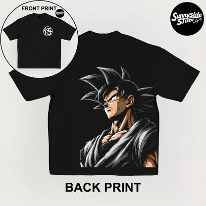 Anime 90s Graphic Tee – Retro Streetwear Oversized T-Shirt for Men
