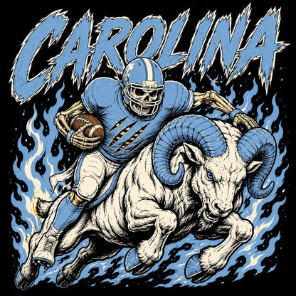 Vintage College Football Skull Sweatshirt – Spooky All Teams 90s Game Day Graphic Crewneck Pullover