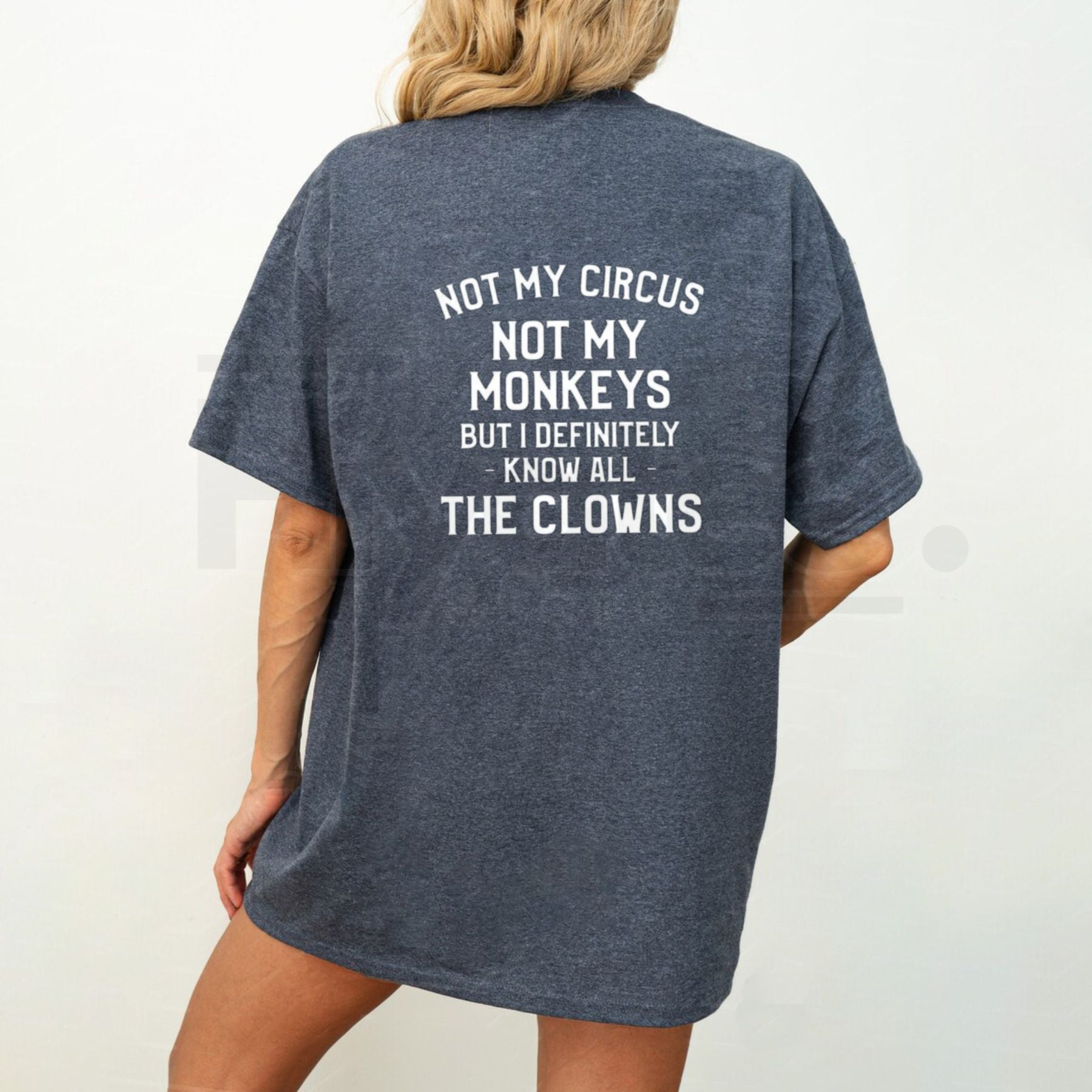 "Not My Circus" Unisex Sporty Cotton T-Shirt – Funny Golf & Casual Graphic Tee - Hiyatee